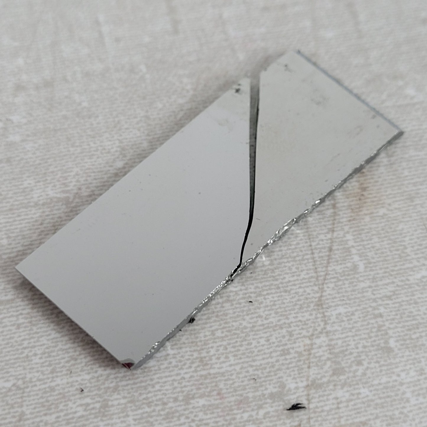 Foxboro Wilks C05-6 Germanium ATR FTIR Trapezoid Reflection Crystal Cracked