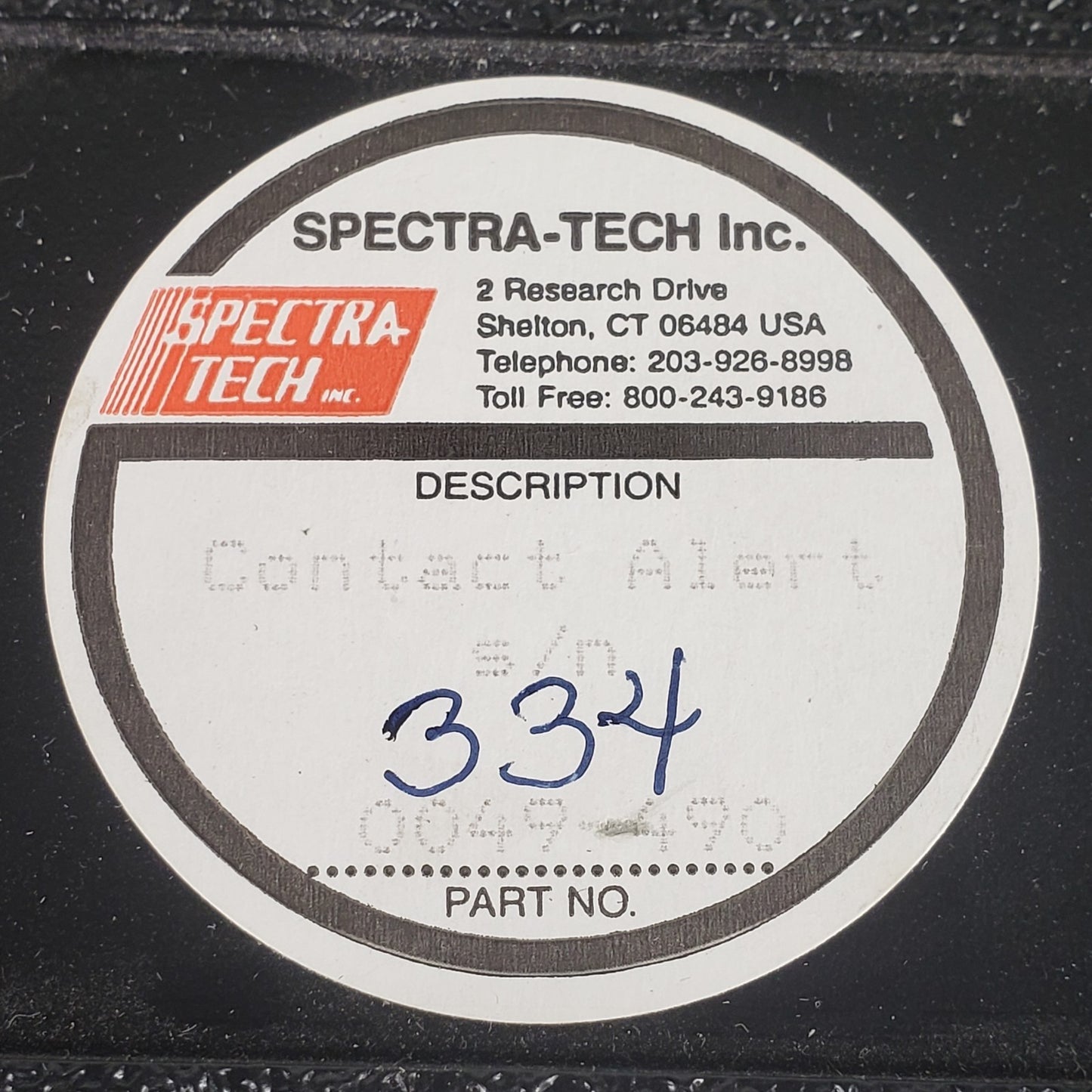 Spectra-Tech 0049-490 0049490 Locking Carrying Case Only w/ 2 Original Keys