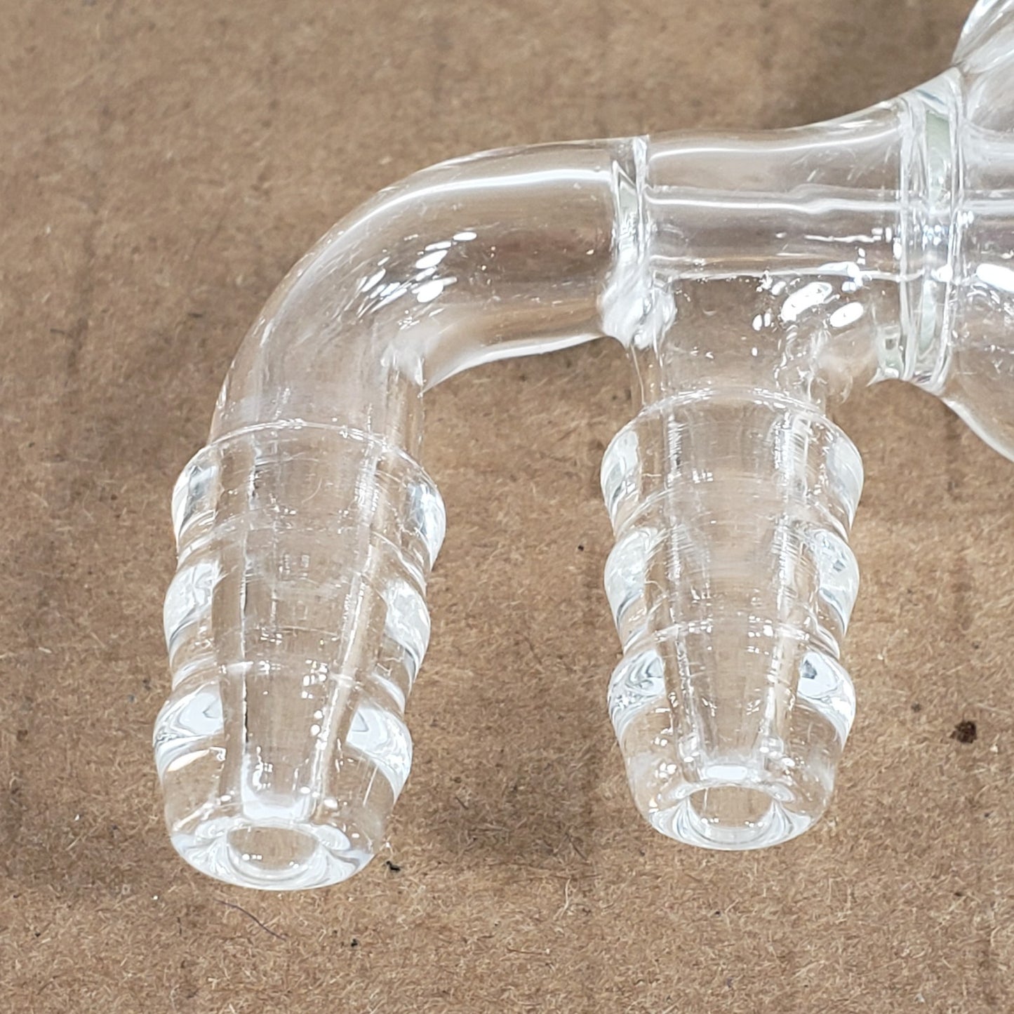 Unbranded Glass Micro Vaccum Sublimer/Cold Finger Assembly 3/8" Hose Inlets