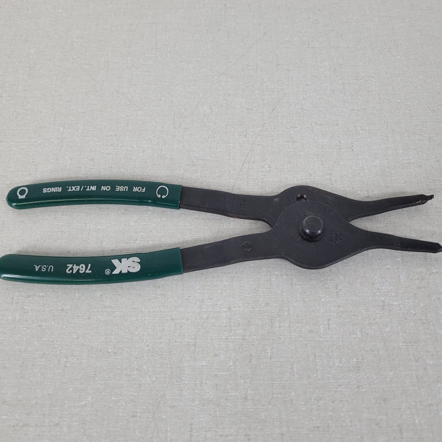 SK Tools 7642 .090in 0 Degree Convertible Retaining Snap Ring Pliers US