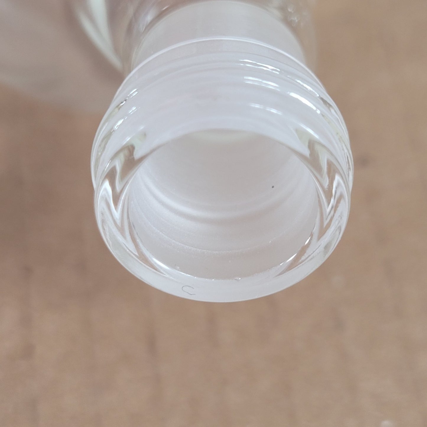 Chemglass Schlenk Distillation Bulb 100mL 14/20 CN SN Threaded Plunger Side Arm