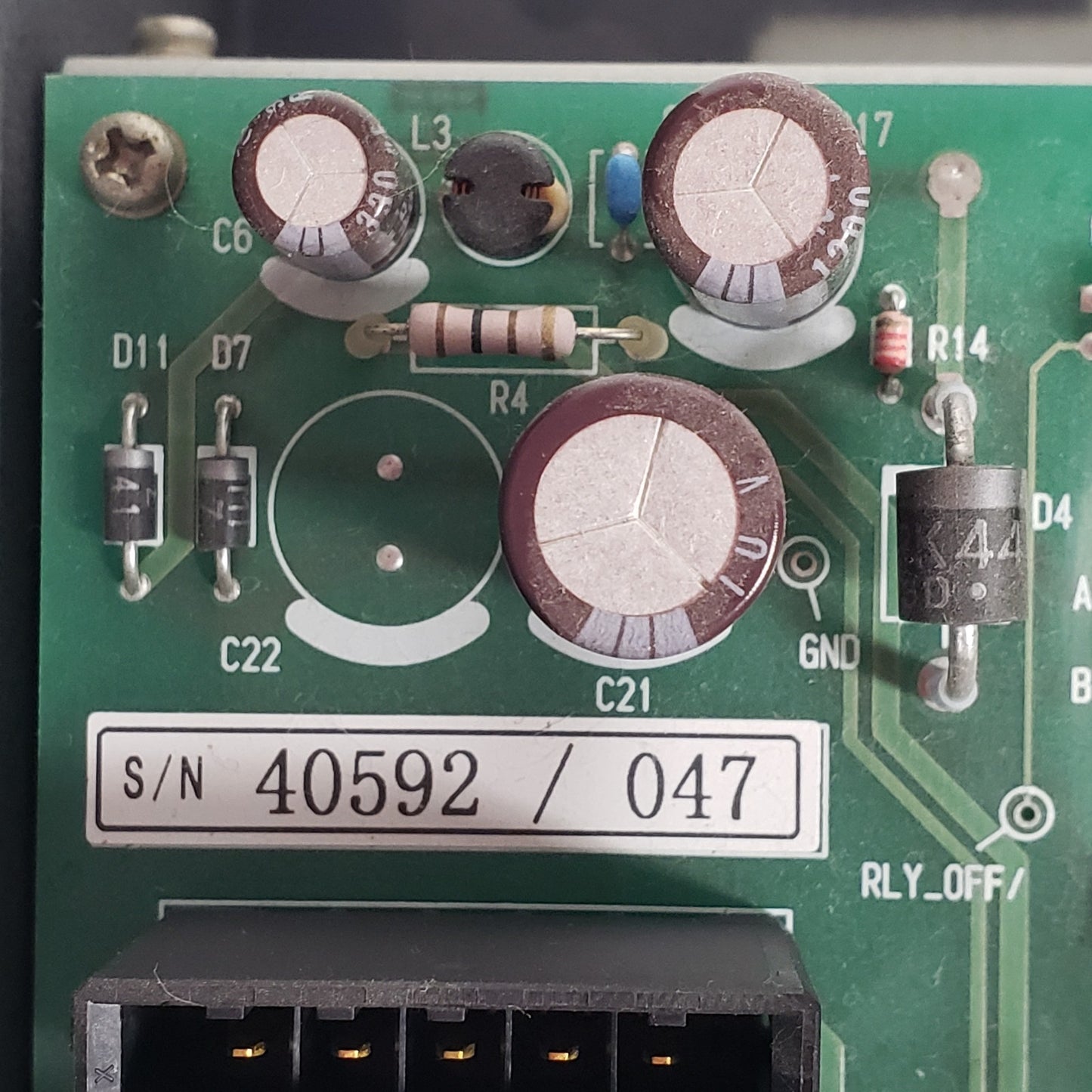 ALOKA EU-6029 Power Supply & Board from SSD-3500 Ultrasound Cart, PCB EP479900CC