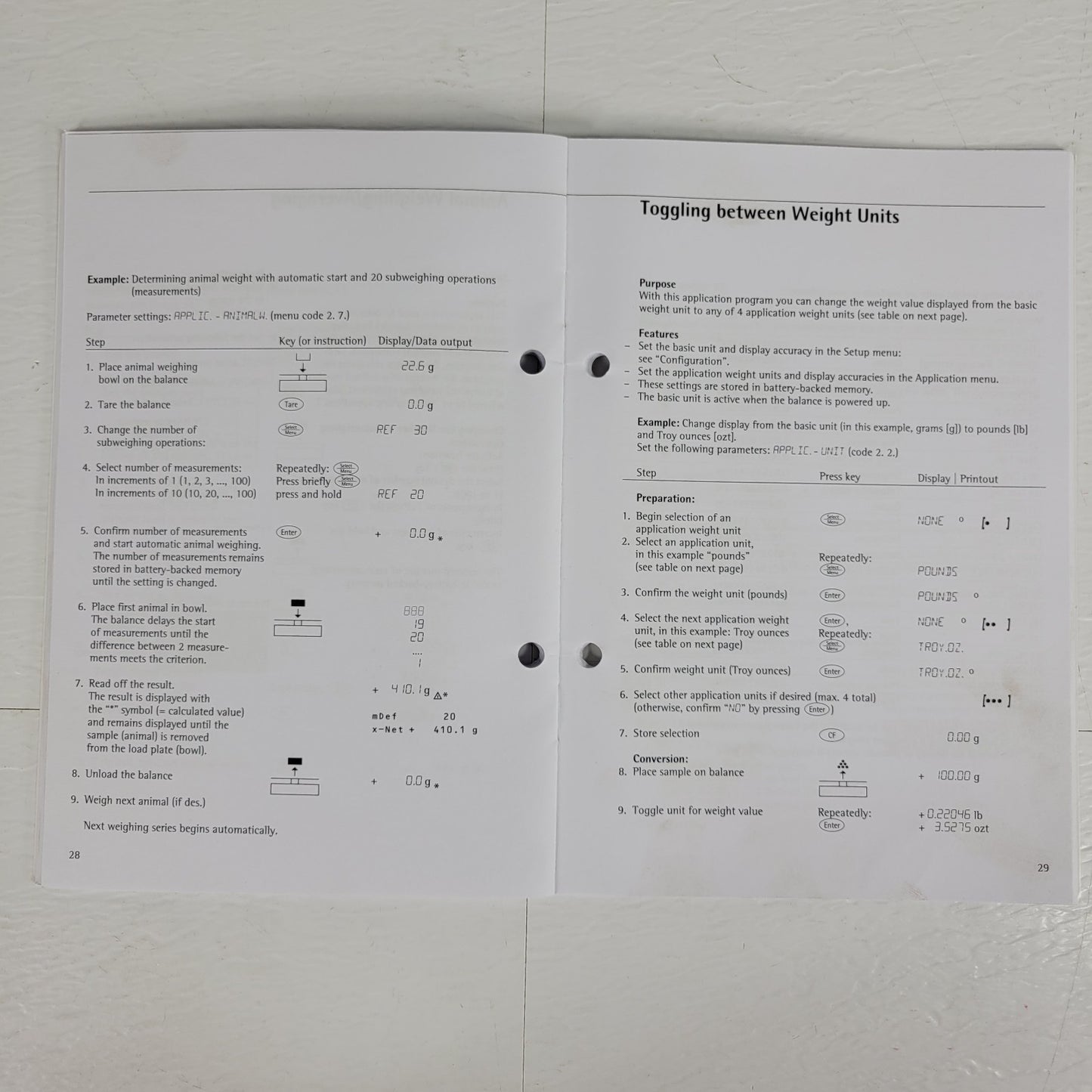 Sartorius Entris 98648-019-79 Laboratory Balance Operating Manual OEM