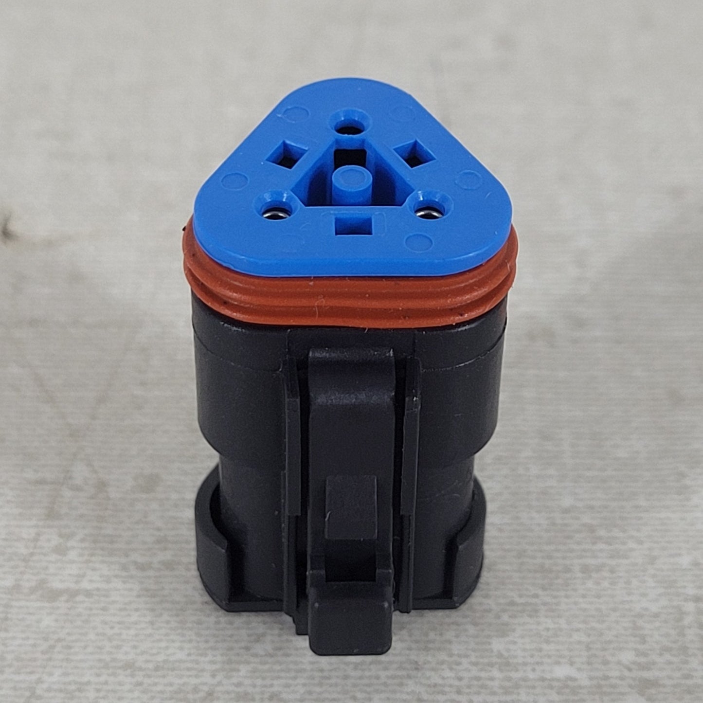 2x Deutsch DT06-3S-EP10 3-Way Socket Plug Connectors 120 Ohm Resistor A-B Black