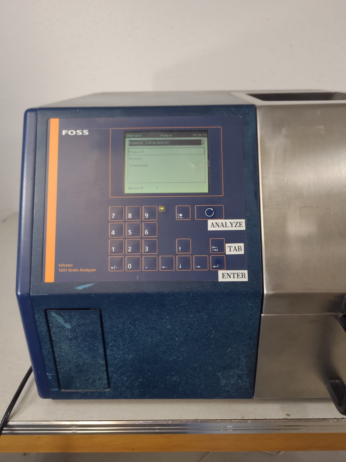 TESTED FOSS Infratec 1241 Grain Analyzer NIR Protein Moisture w/ Test Weight Mod