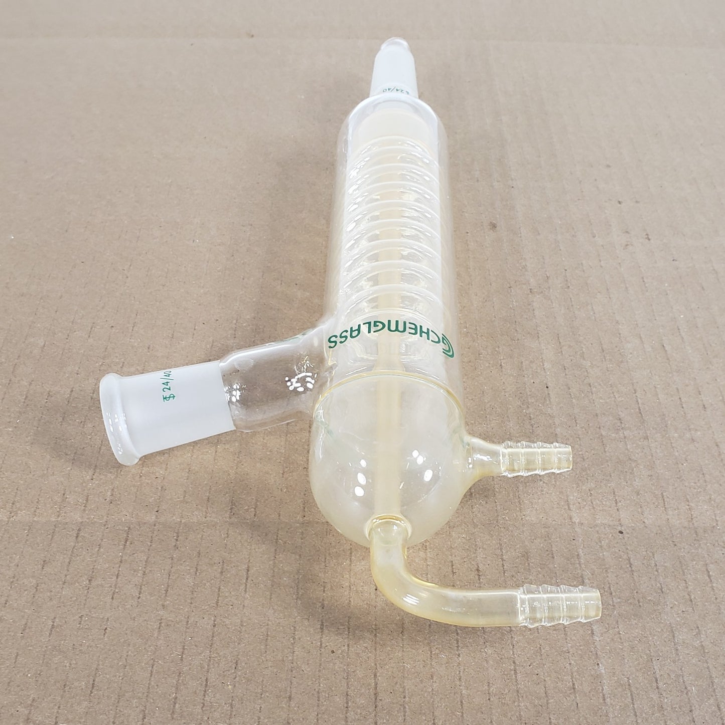Chemglass CG-1210-01 Friedrichs Condenser 330mm 15° 24/40 Joints