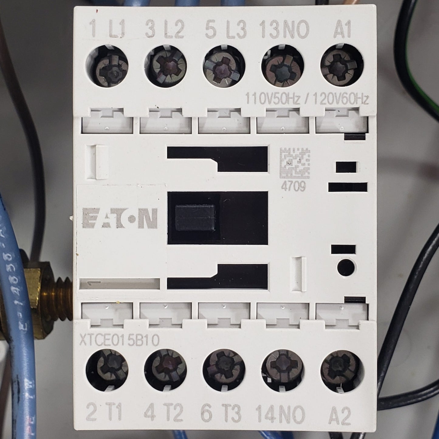 Digital Display Custom Ammeter Measurement Box, Eaton XTCE015B10 Connector