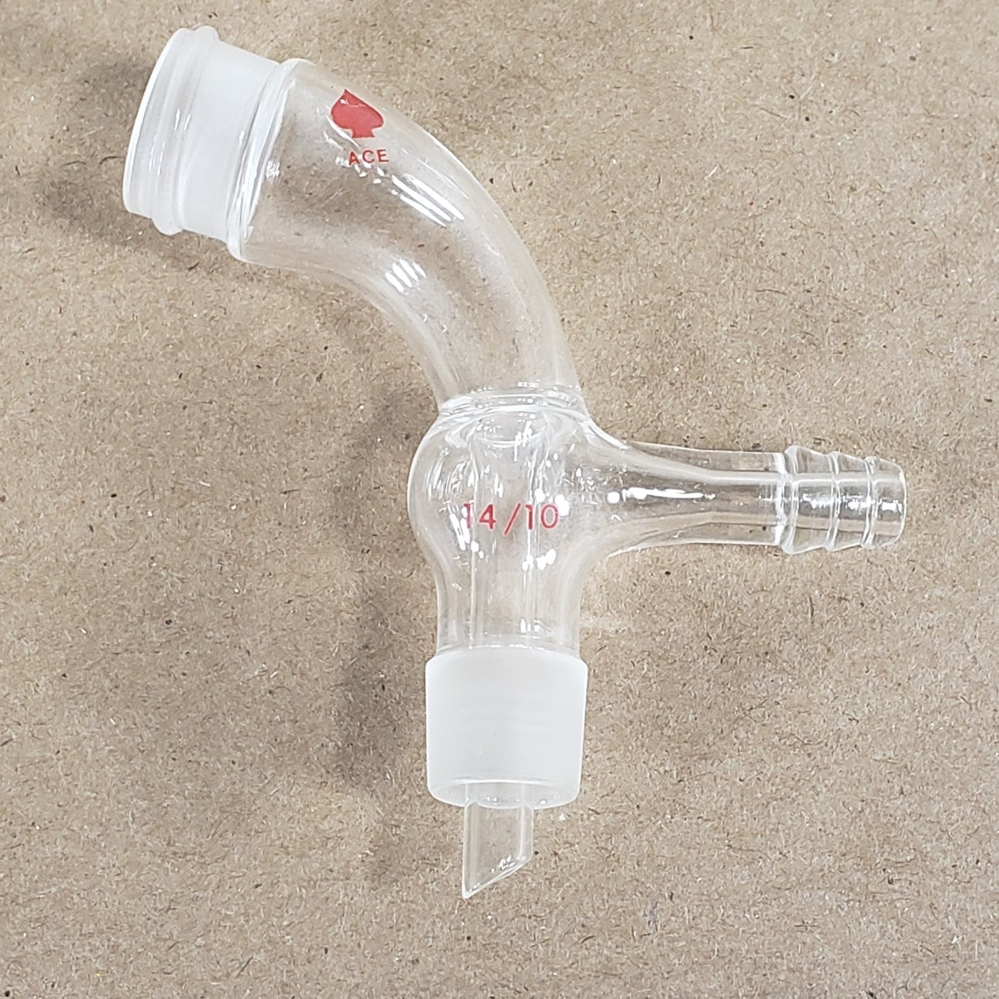 Ace Glass 9564-10 Microscale Vacuum Takeoff Adapter 14/10 Hose