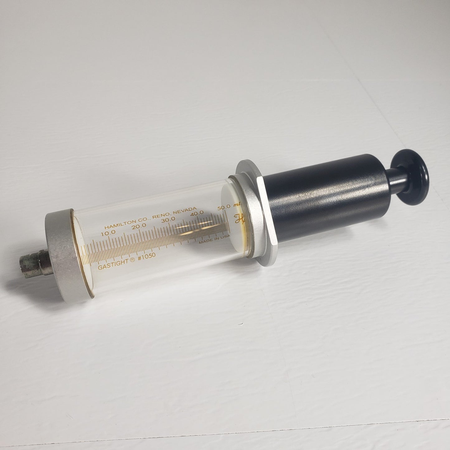 HAMILTON Gastight #1050 50.0ml Srng, Bad Luer Hub Tip