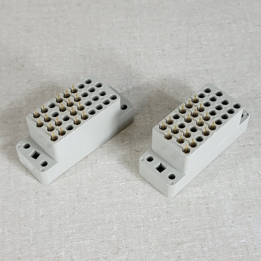 2-Pack POSITRONIC VMCT34F000000658 34 Position Female Connectors Beige Mil Spec