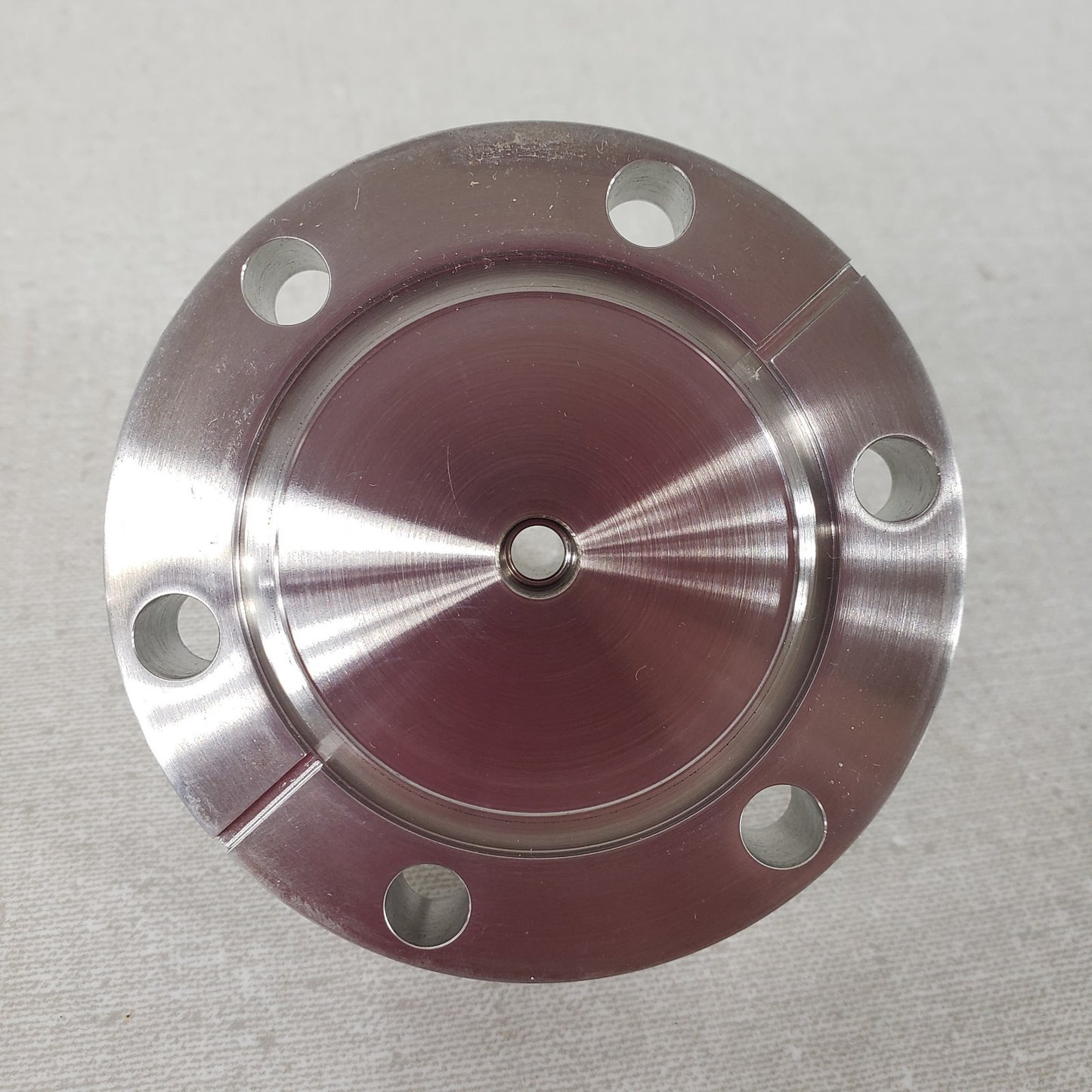 Stainless Steel Ultra High Vacuum Adapter DN35CF 2.75" CF Conflat 1/4" VCR Male