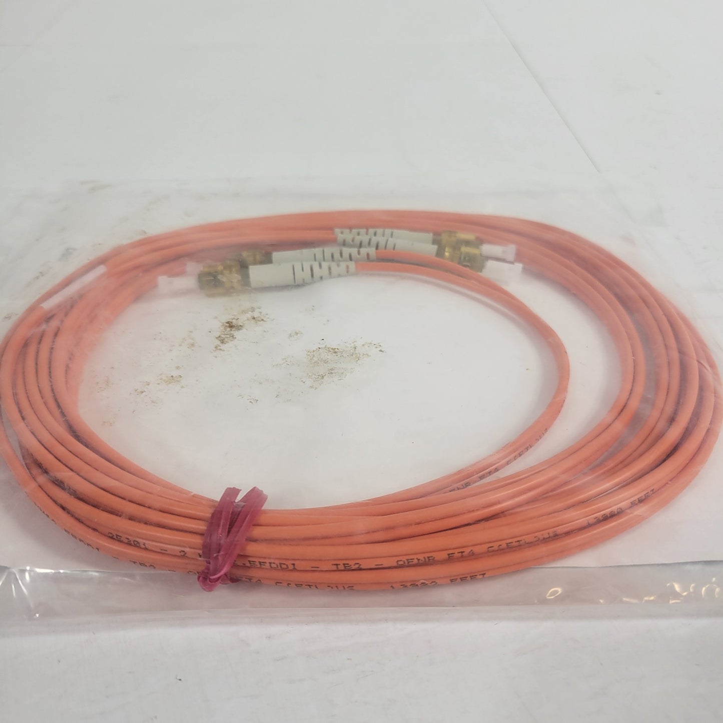 Schweitzer SEL C808Z020SSX0005 5m Duplex 62.5/125um Fiber Optic ST-ST Cable