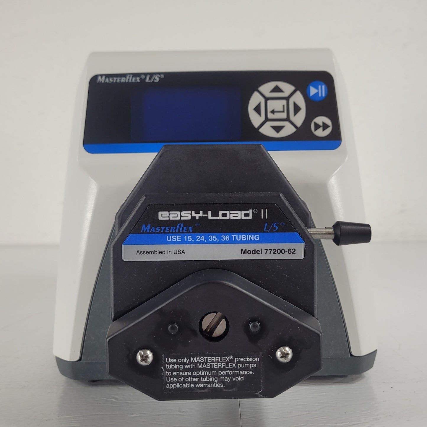TESTED Masterflex 07522-20 Peristalic Pump w/ 77200-62 Easy-Load II Pump Head