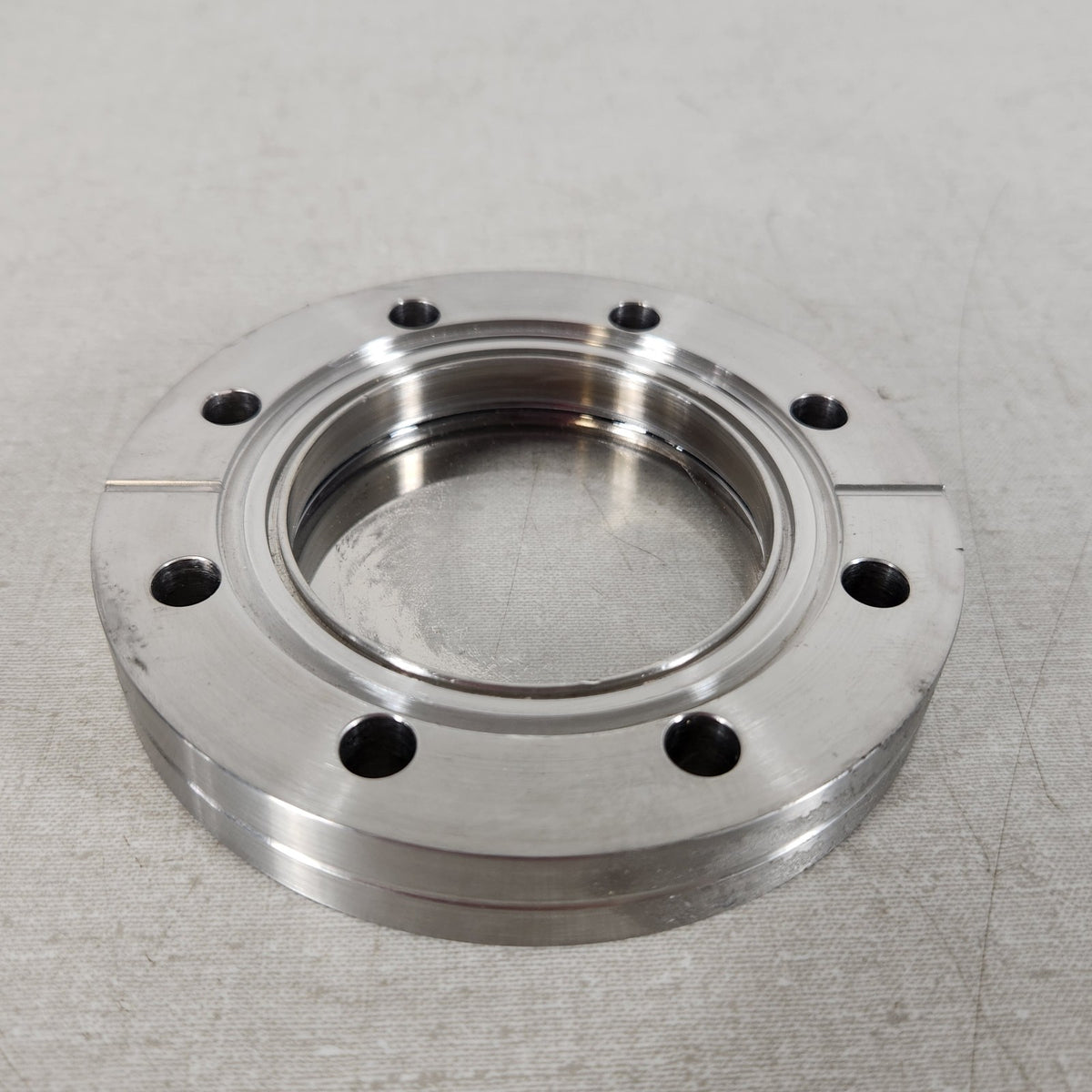 UHV Quartz Viewport 4.5" CF DN63CF ConFlat Stainless Steel Vacuum Flange