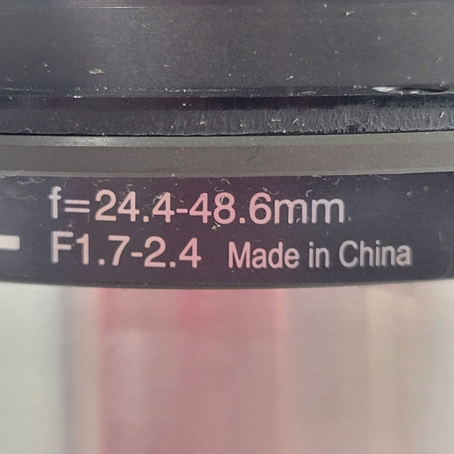 NEC NP13ZL Lens, f=24.4 - 48.6mm, F1.7 - 2.4, Used in NEC Projectors