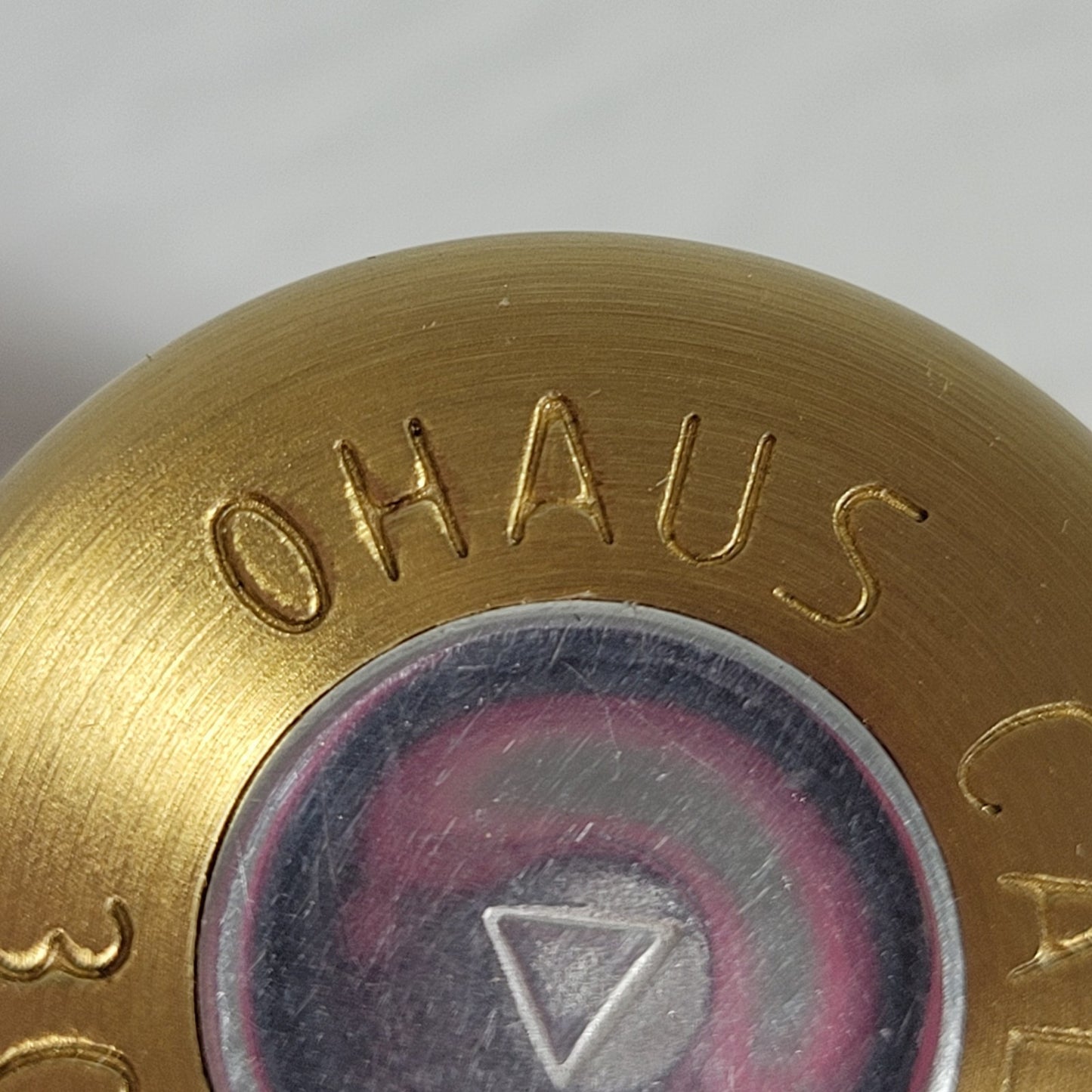 VINTAGE OHAUS 300G Brass Alloy Calibration Weight, Great Condition