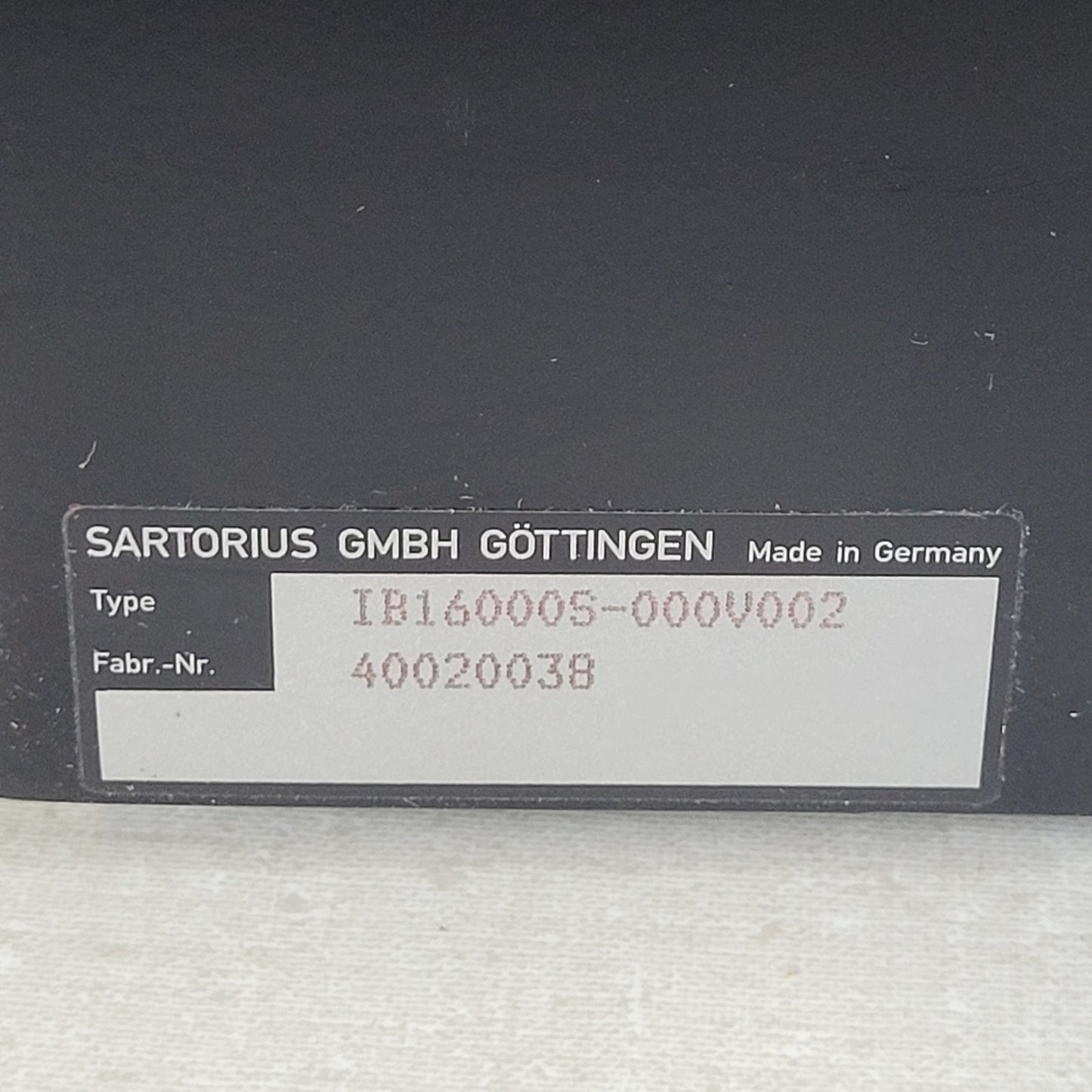 FOR PARTS Sartorius IB16000S 16.1kg x 0.1g Digital Precision Lab Balance Scale