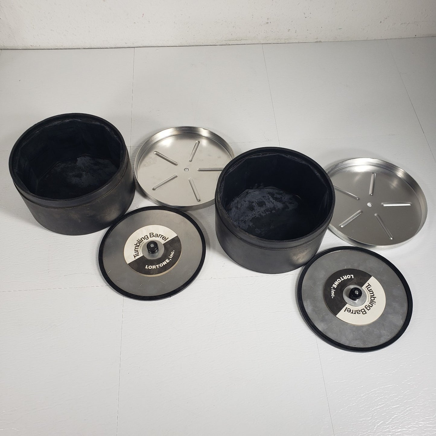 Lortone QT12 QT66 Rotary Rock Tumbler Lapidary Polisher 12lb & 2x 6lb Barrels