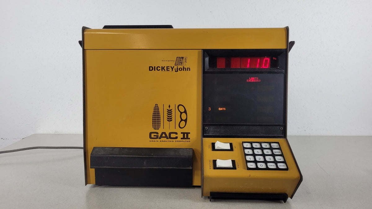 TESTED Dickey-john GAC II Grain Analysis Computer Moisture Tester Working