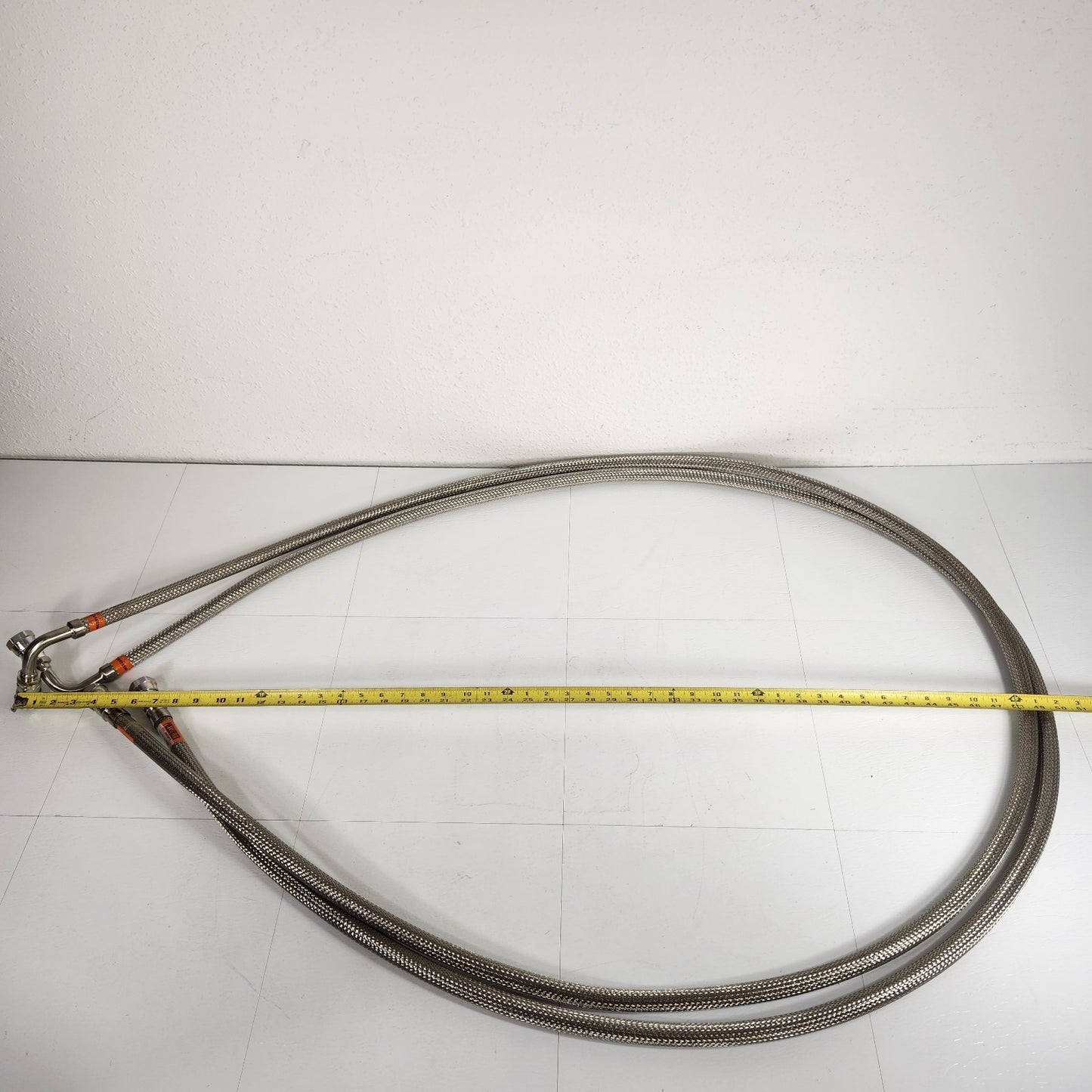 PAIR CTI Cryogenics 8043074G120 10ft Helium Supply Return Lines 260 PSI