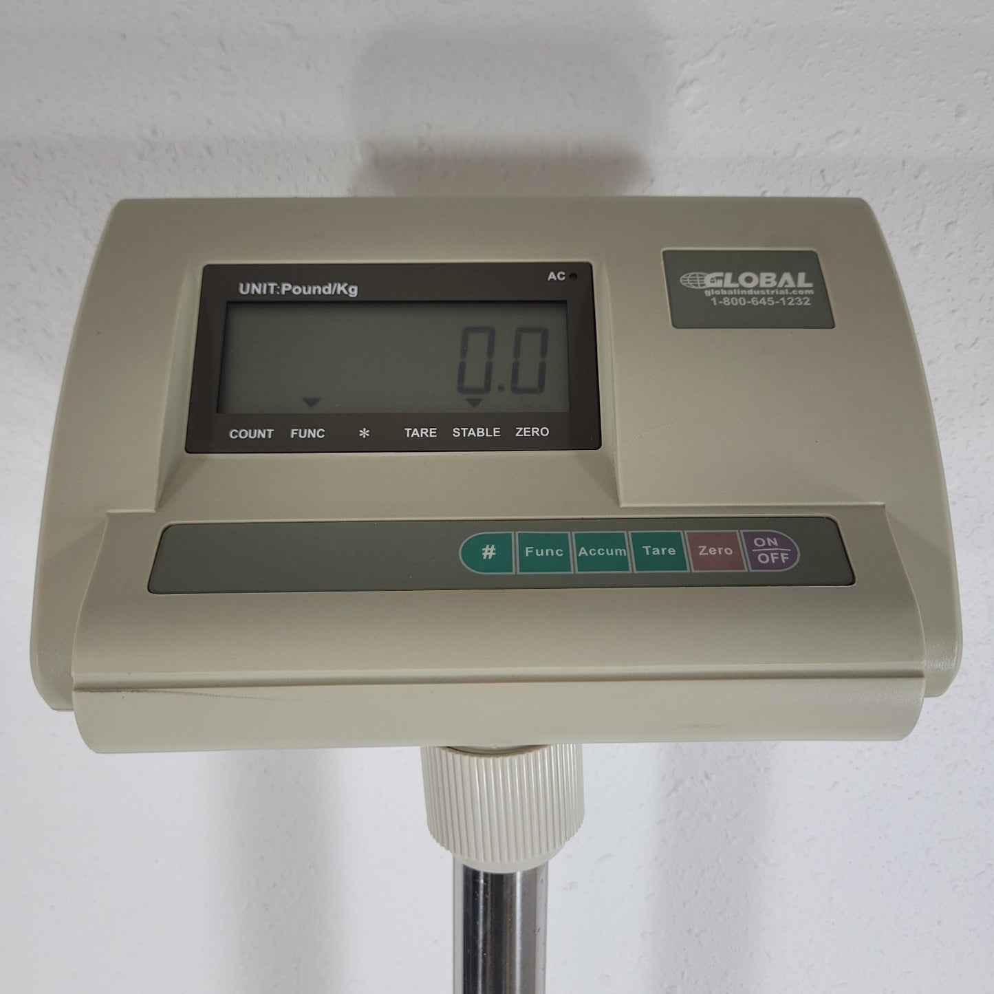 TESTED Global Industrial 650lb/300kg Digital Platform Floor Scale New Battery