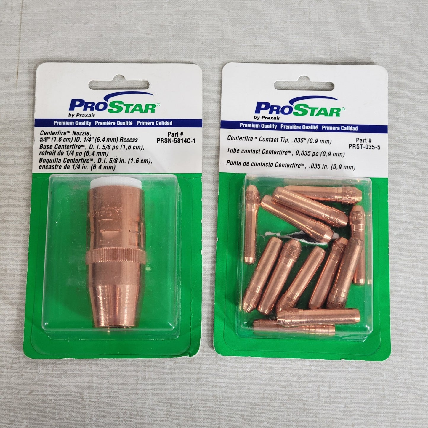 PROSTAR PRST0355 & PRSN5814C1, Contact Tips (0.035"), Pack Of 12; Nozzle