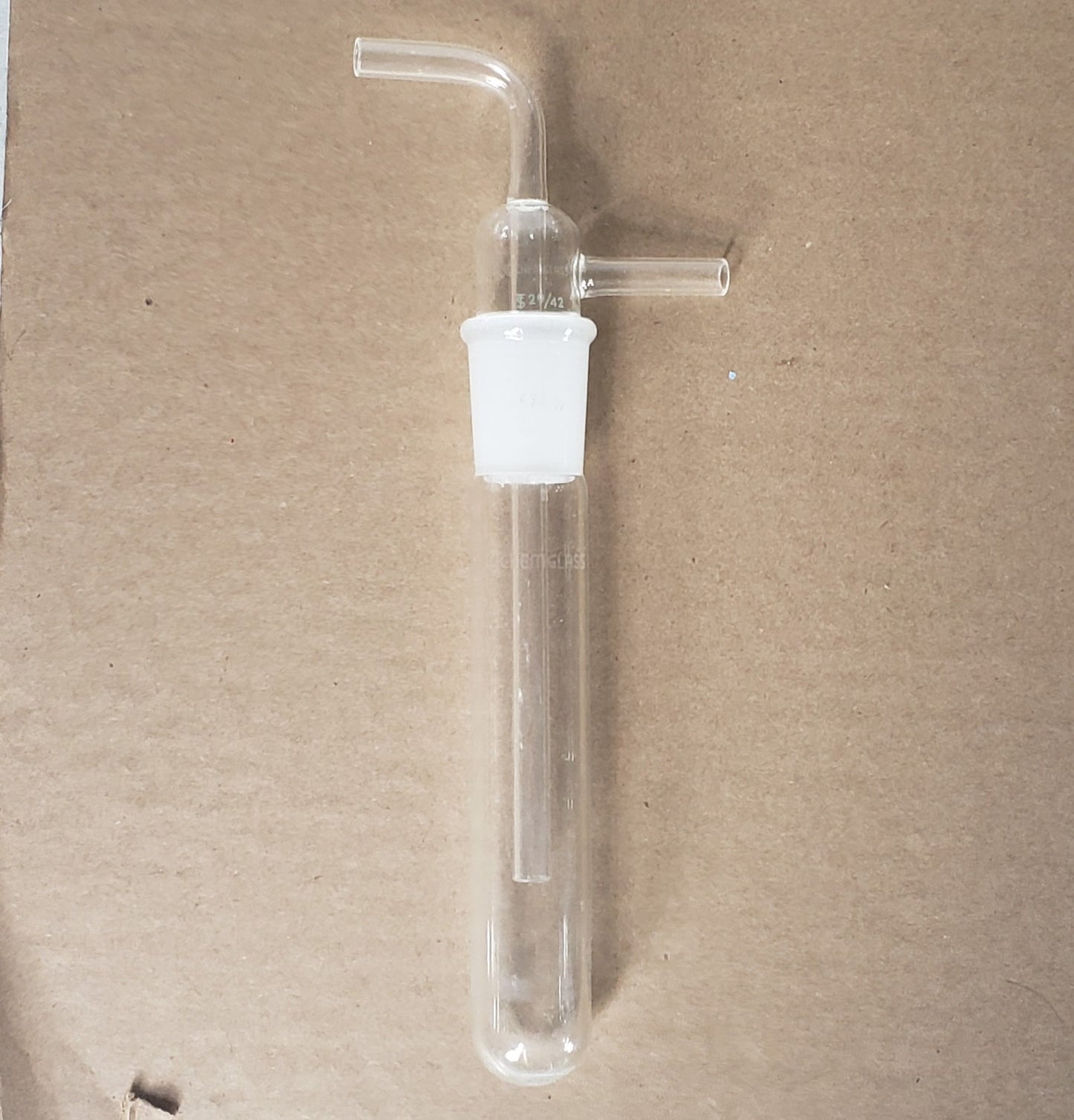 Chemglass CG-4516-01 Vacuum Trap 32mm OD 200mm Length 29/42 Inner Joint