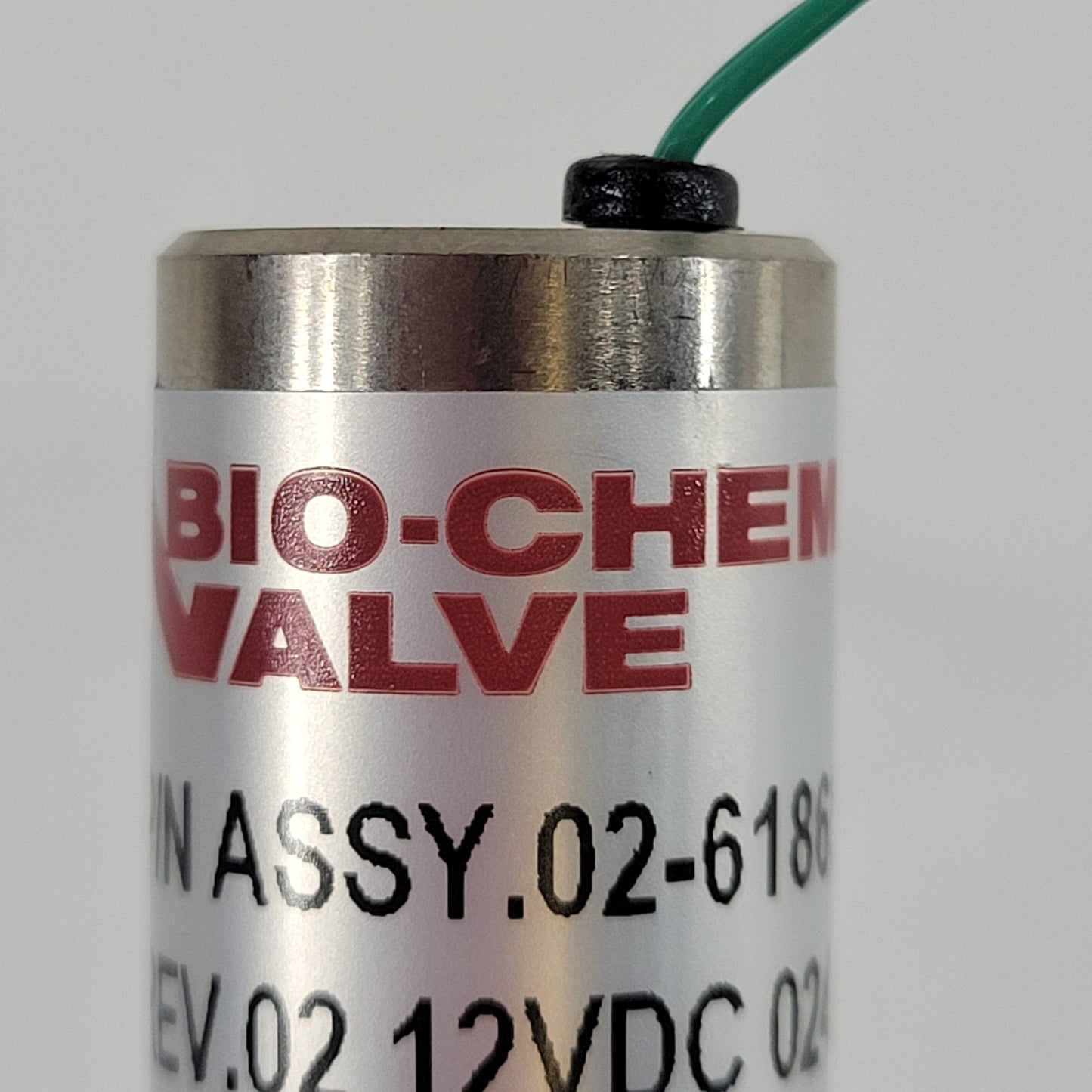 Bio-Chem 02-61865-00 12VDC Miniature Inert Liquid Solenoid Isolation Valve