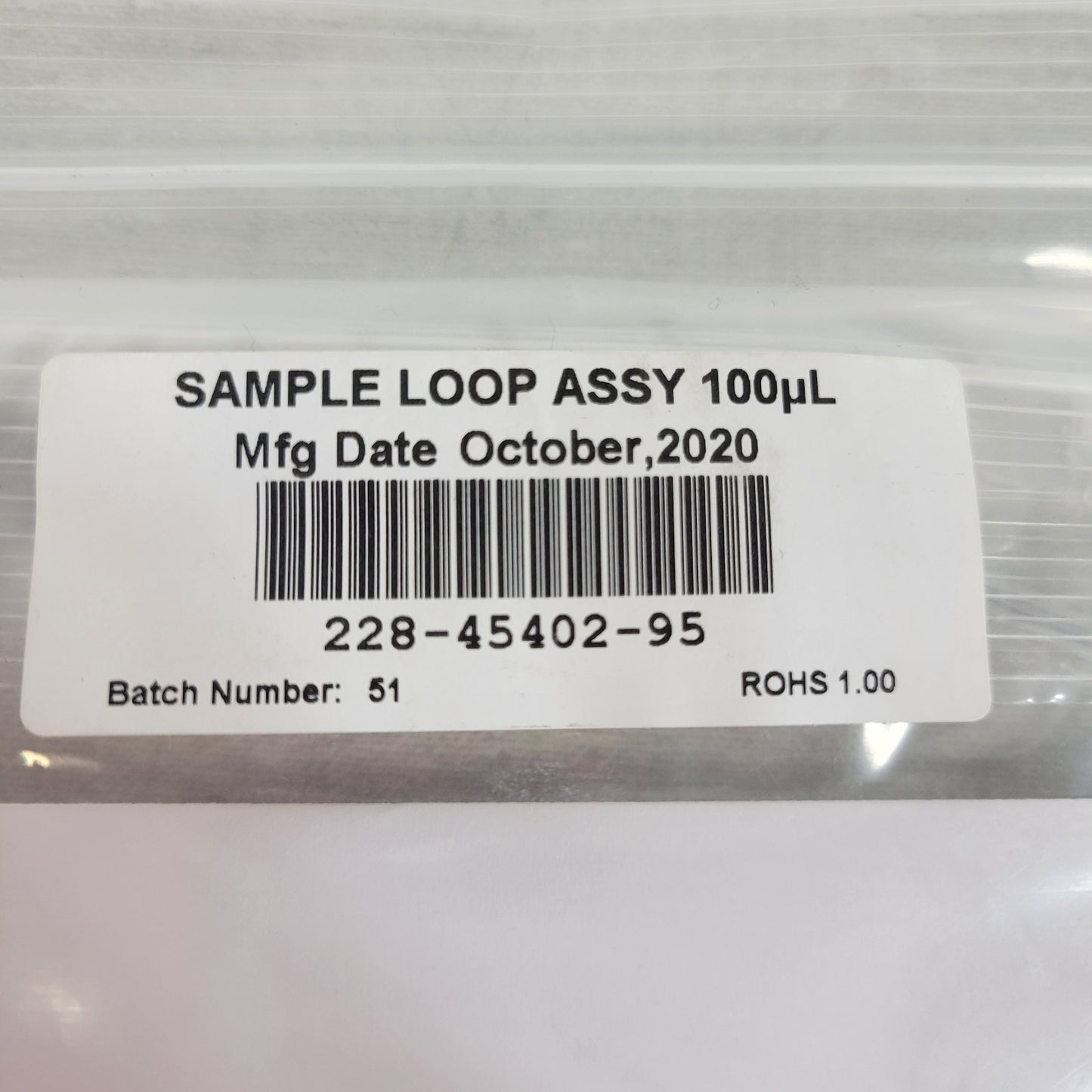 Shimadzu 228-45402-95 100uL Sample Loop SIL-20A AC HPLC Autosampler