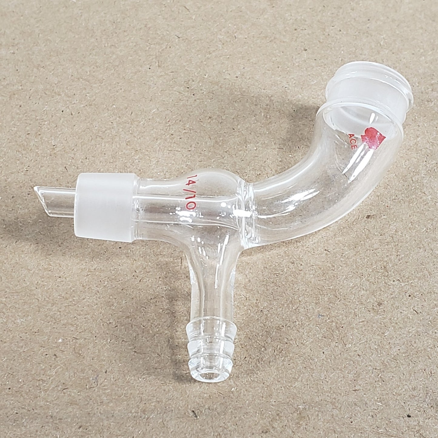 Ace Glass 9564-10 Microscale Vacuum Takeoff Adapter 14/10 Hose