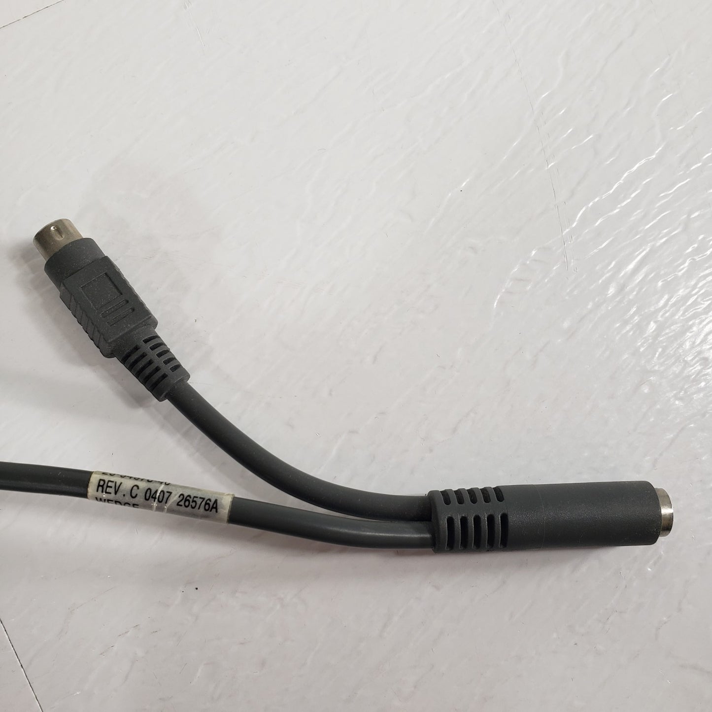 SYMBOL LS1908T-I300 Barcode Scanner 6-Pin DIN Male & Female Connectors PS2