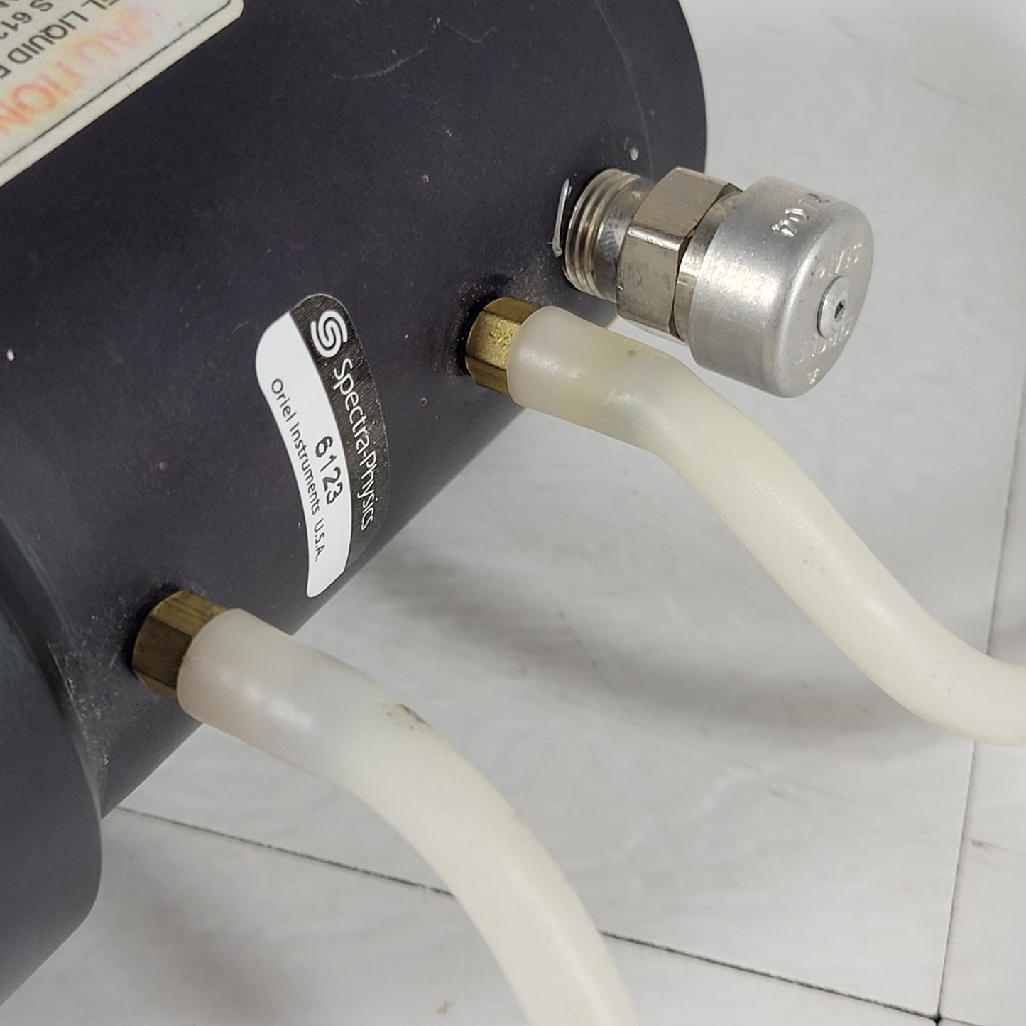 Spectra-Physics 6123 2in Liquid Optical IR Filter w/ Masterflex Tubing