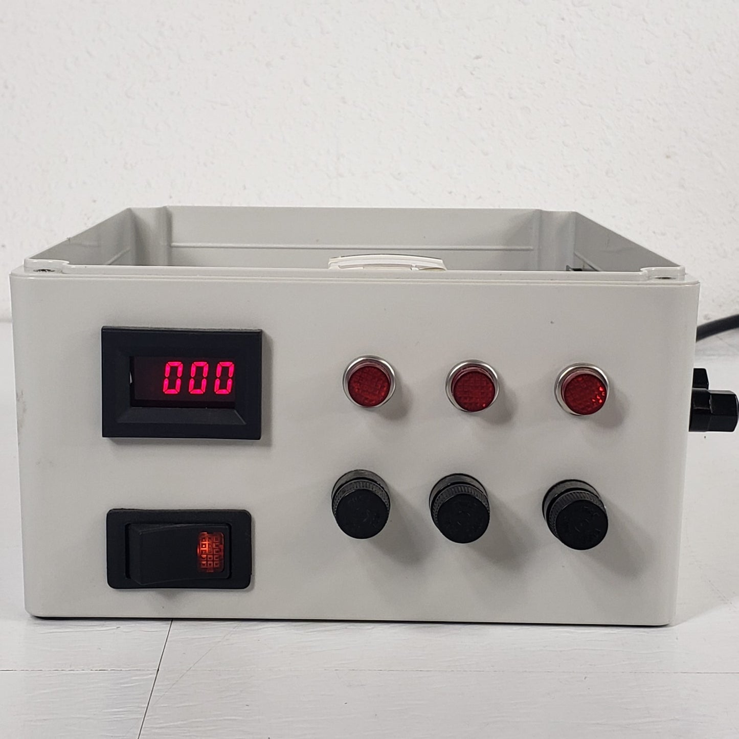 Dual Digital Display Custom Ammeter Measurement Box, Schneider Telemecanique Box