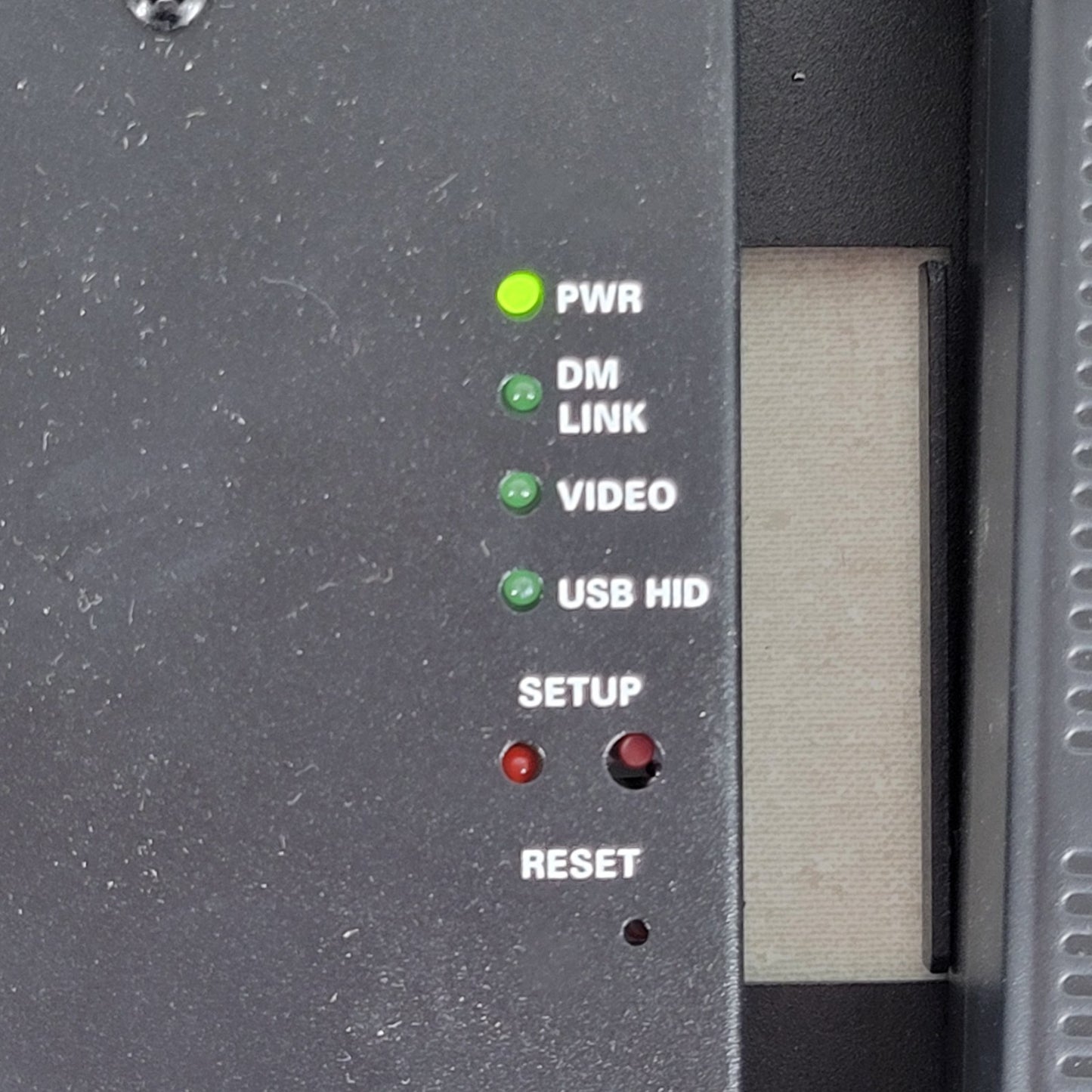 Crestron DM-RMC-200-C DM 8G+ Receiver Room Controller HDMI w/ Power Supply