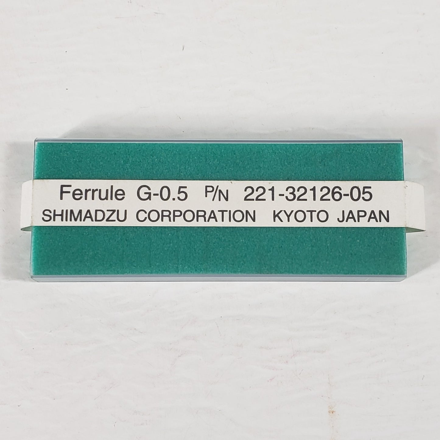 Lot of 2 Shimadzu 221-32126-05 Graphite Ferrule Cap Assembly 0.5mm
