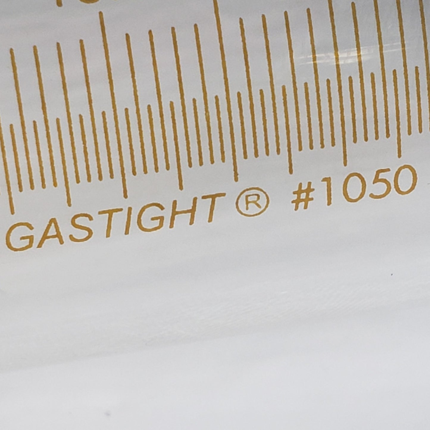 HAMILTON Gastight #1050 50.0ml Srng, Bad Luer Hub Tip