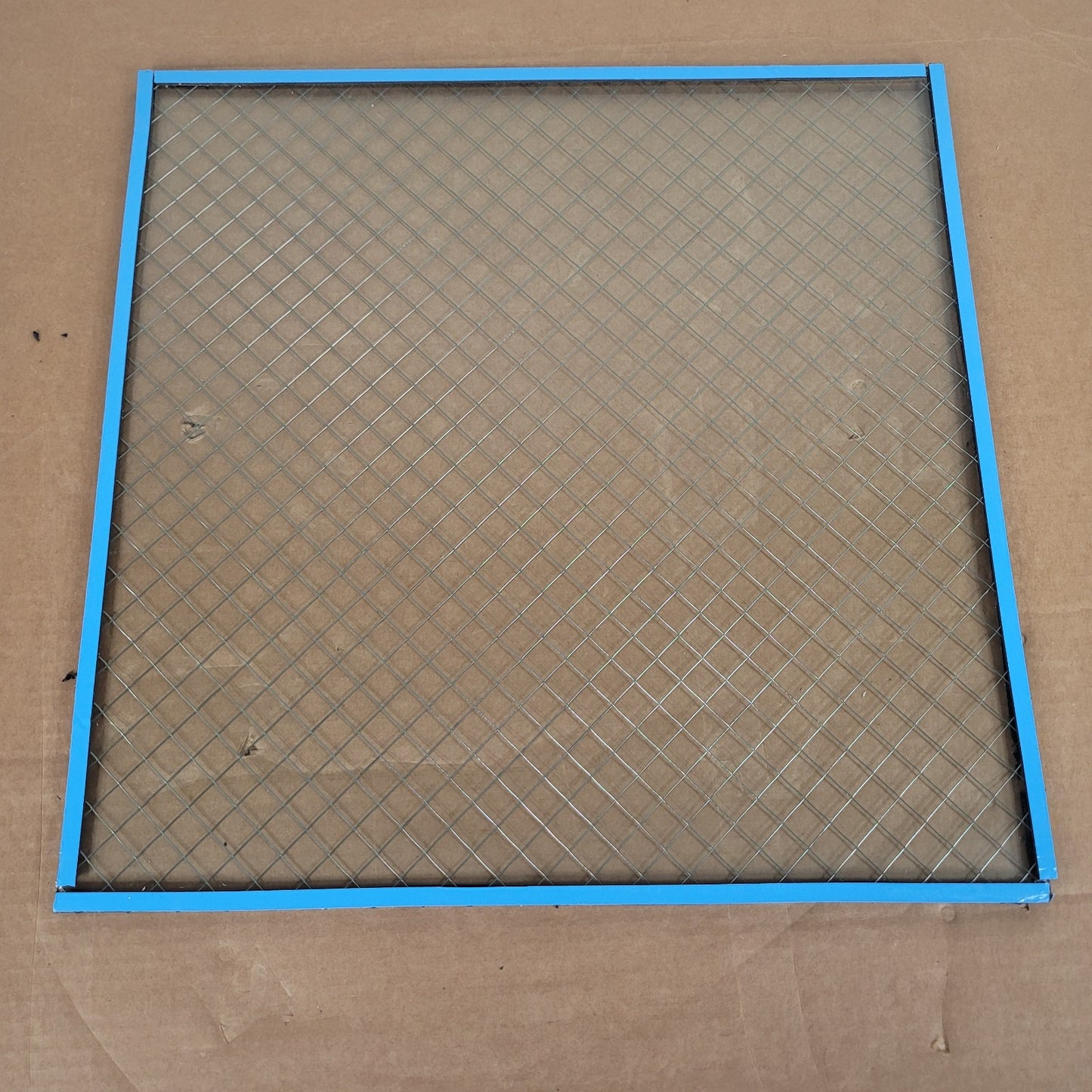 20.25in x 20.25in x 7.5mm Thick Wired Glass Panel Industrial Viewing Window
