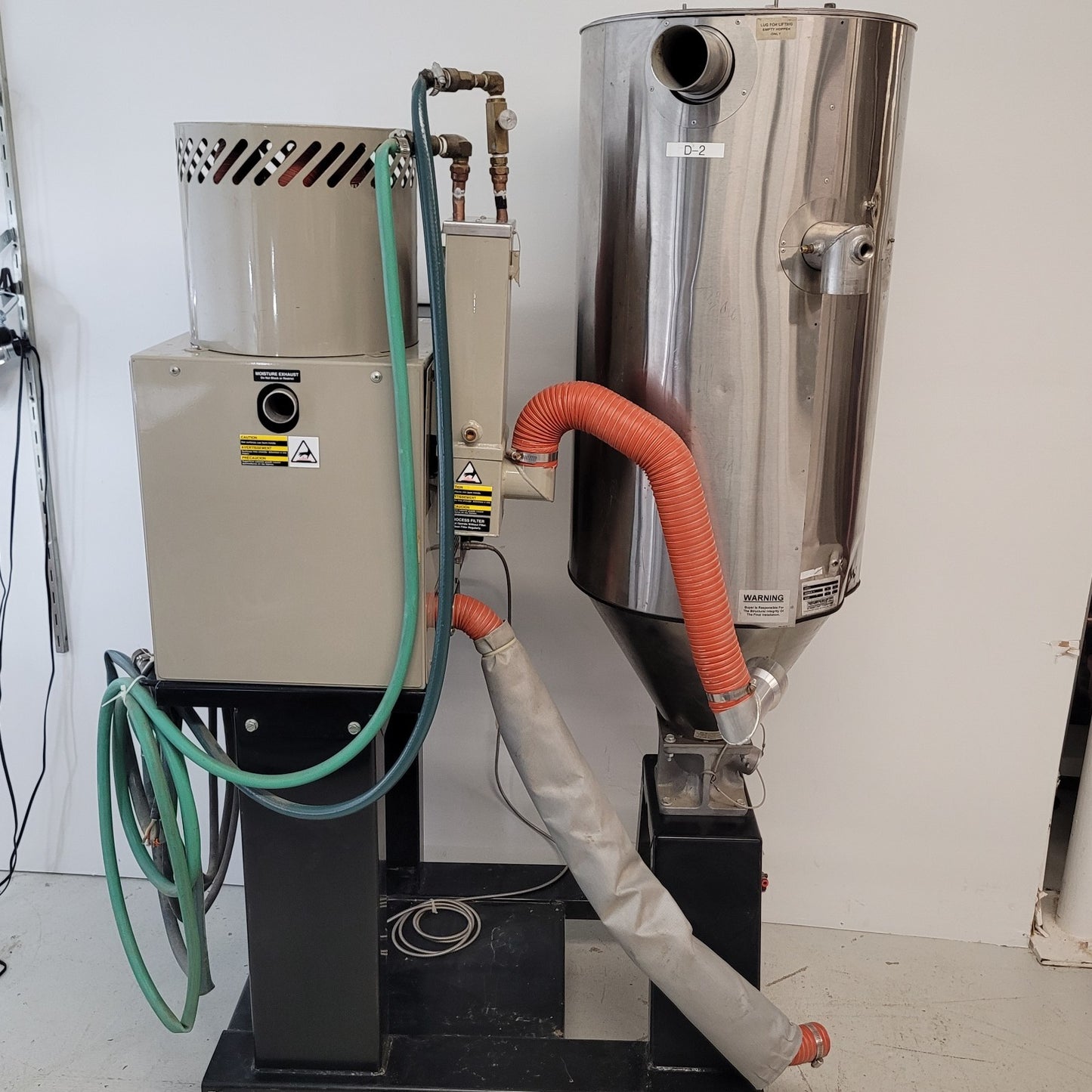 FOR PARTS Conair Franklin SC-15 Portable Carousel Desiccant Resin Material Dryer