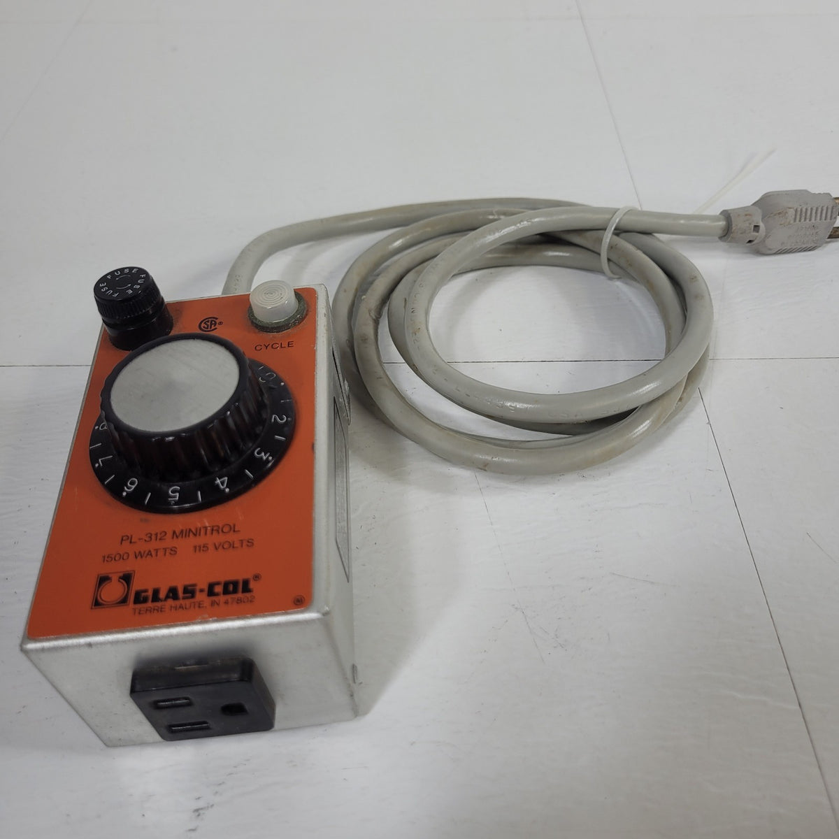 Glas-Col PL-312 Minitrol 1500W 115V Heating Mantle Power Control 13A Tested