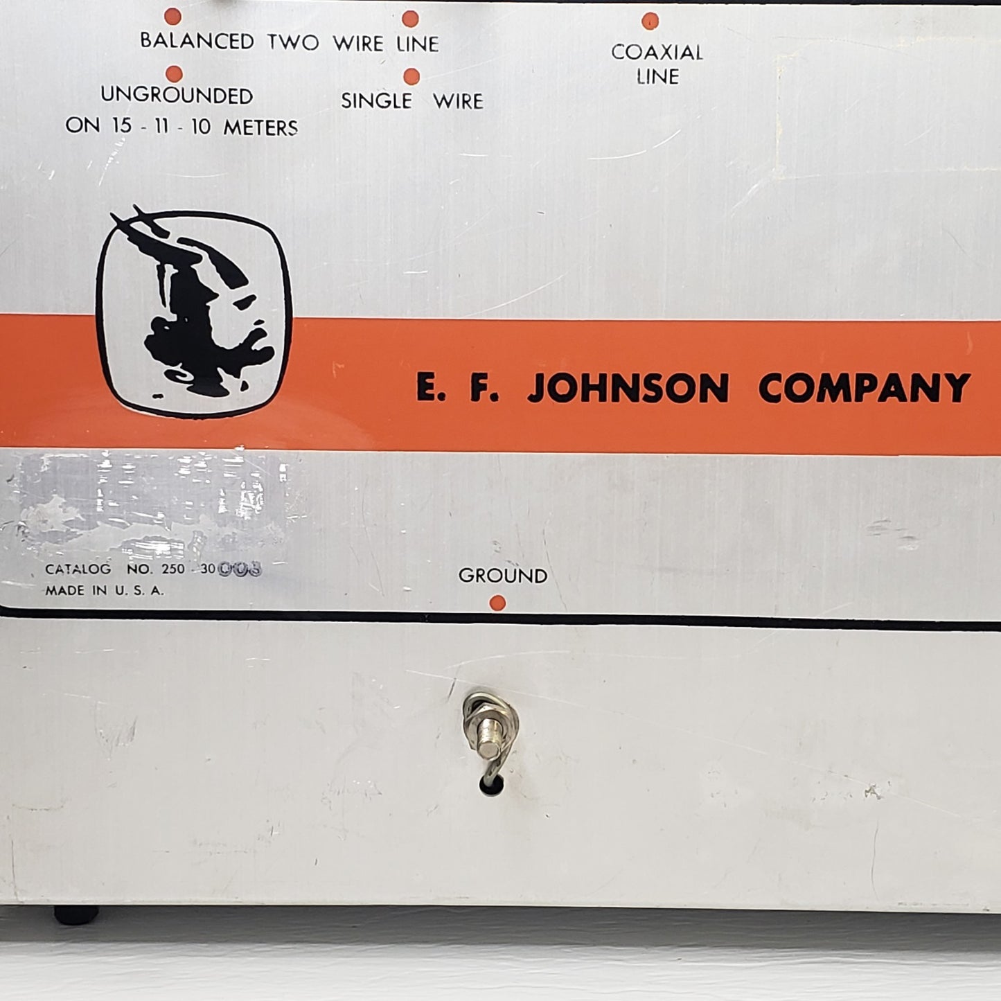 E.F. JOHNSON Viking Kilowatt Matchbox 1kW HF Antenna Tuner Balanced Line