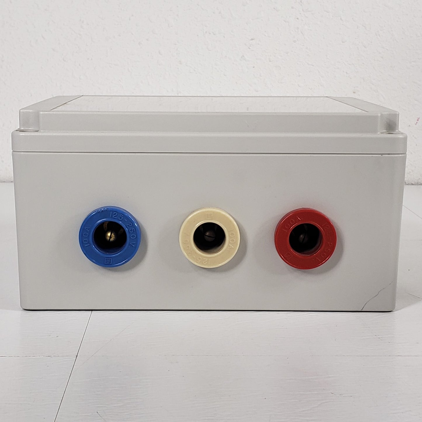Digital Display Custom Ammeter Measurement Box, Dayton 2UXK6 IEC Contactor