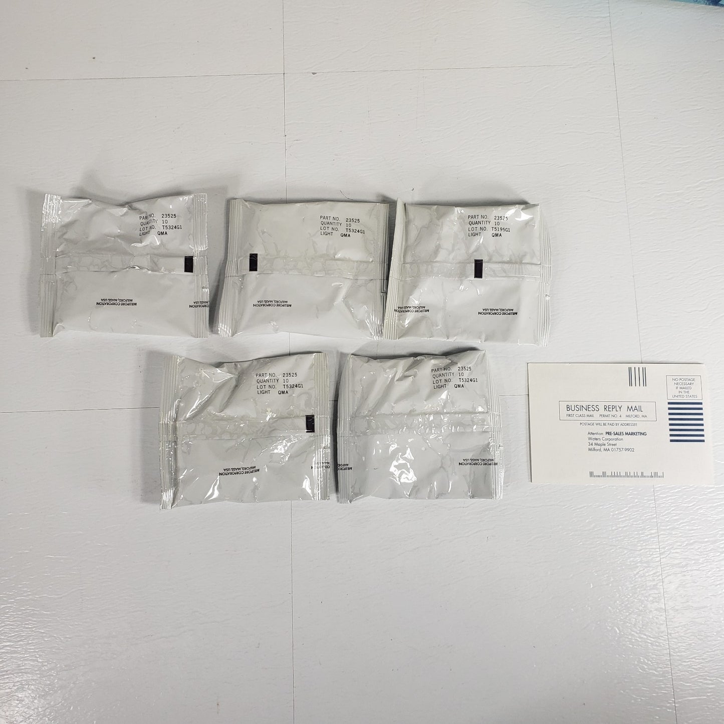 Waters WAT023525 Sep-Pak Accell Plus QMA Light SPE Cartridges 50/Pack Sealed