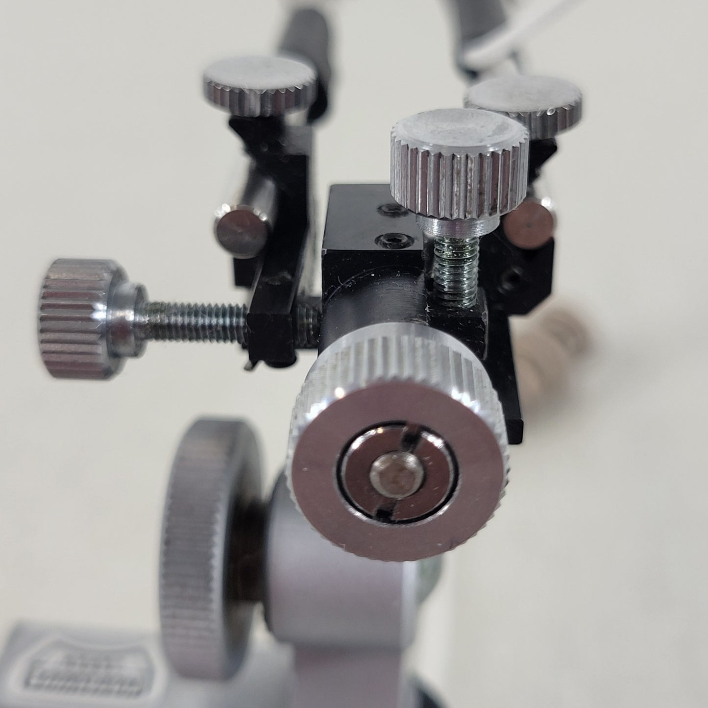 Narishige Stereotaxic 3-Axis Micromanipulator Rail w/ Ball Joint and Electrodes