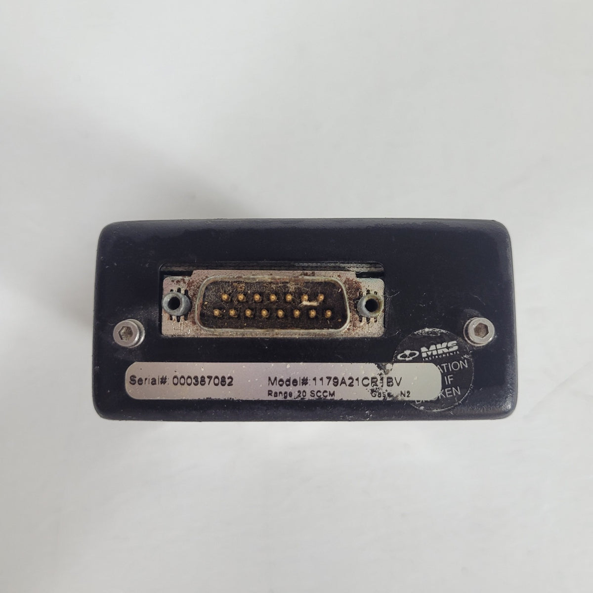 MKS 1179A21CR1BV Mass-Flo Controller 20 SCCM N2 1/4" VCR MFC