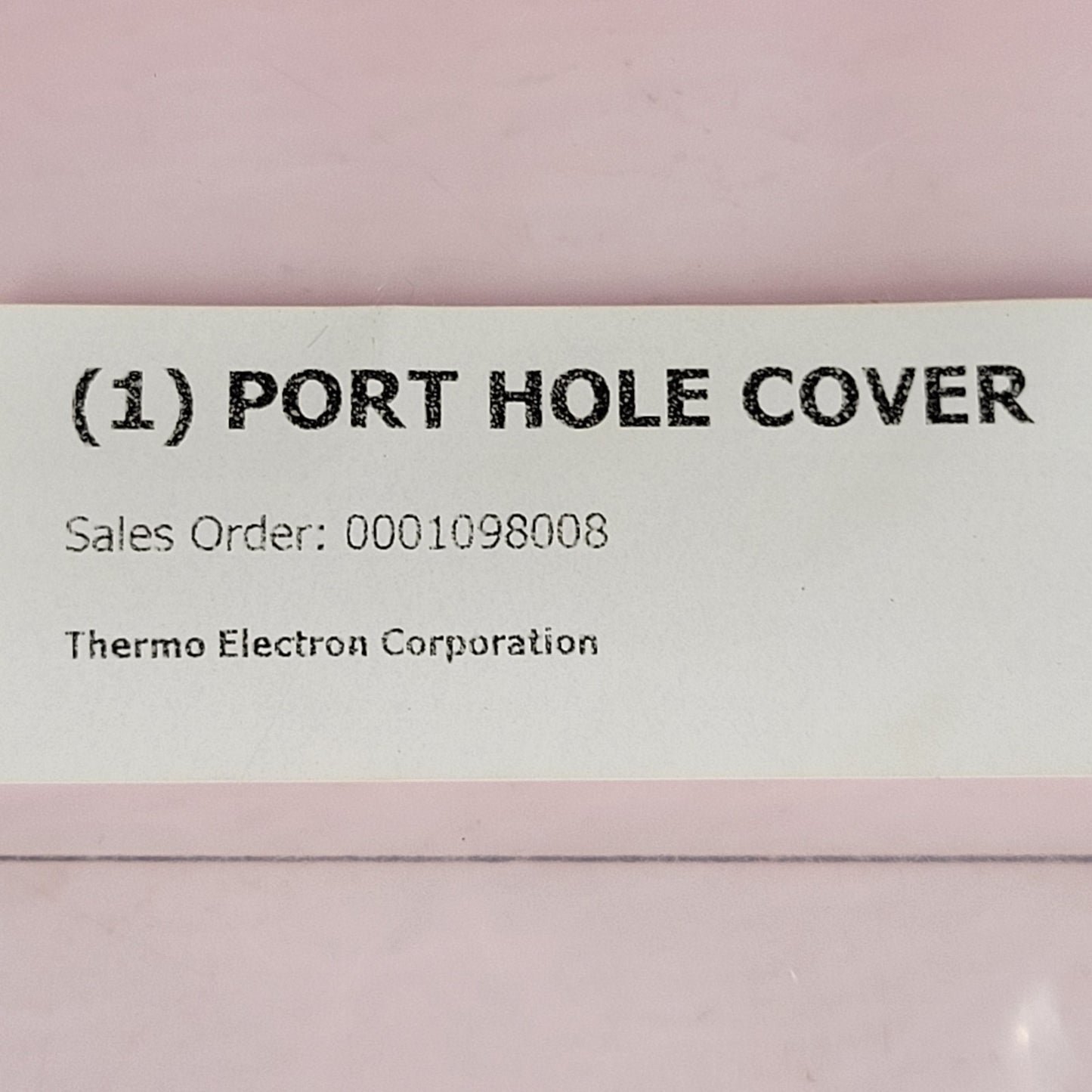 Thermo Electron 0001098008 Porthole Access Port Cover Replacement Part