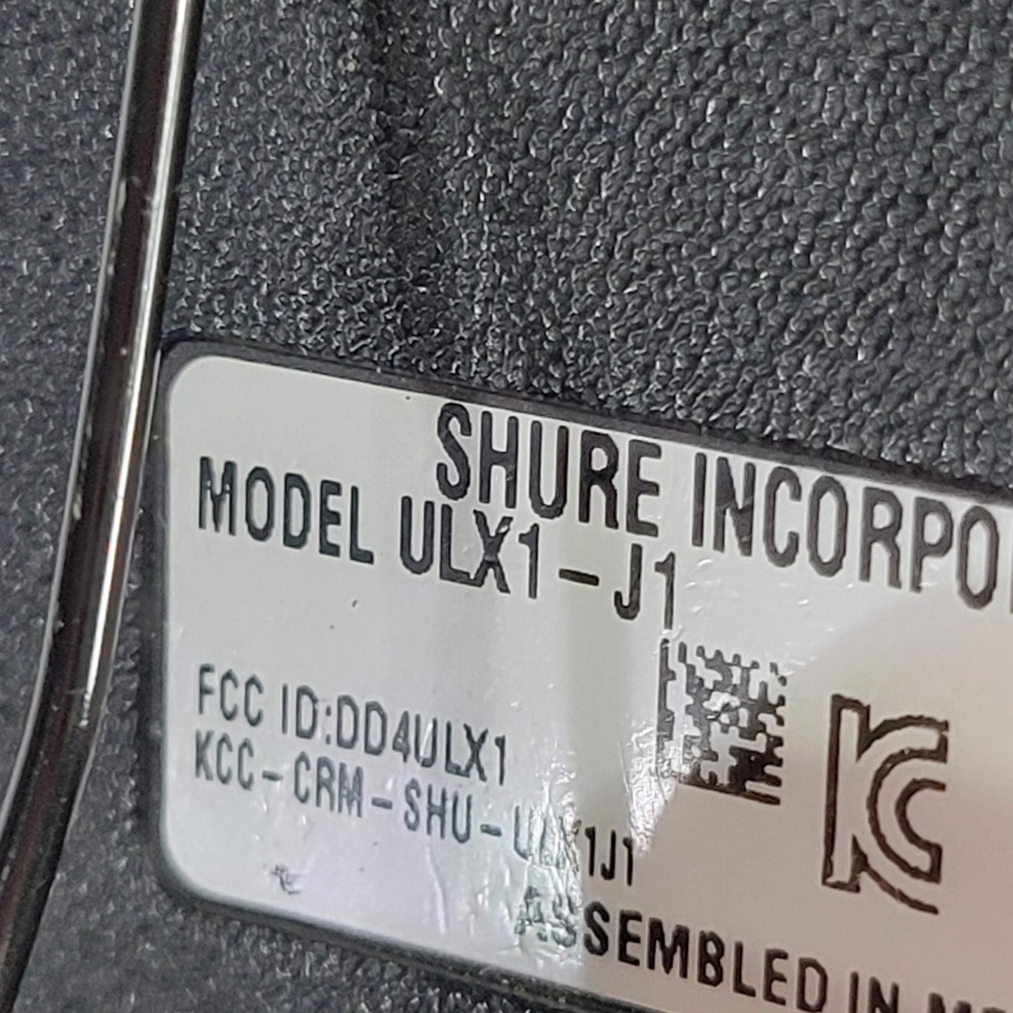 SHURE ULX1J1 554-590MHz Wireless Mic Bodypack Transmitter, 9V, Mini XLR, No Mic