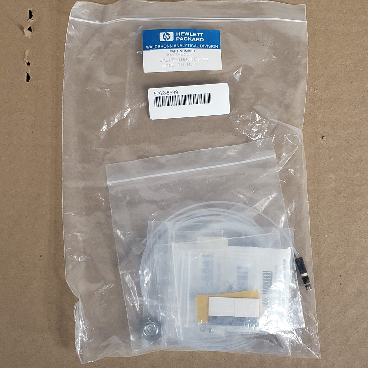 HP Agilent 5062-8539 Valve Tubing Kit II 8453 UV Dissolution HPLC with Many Part