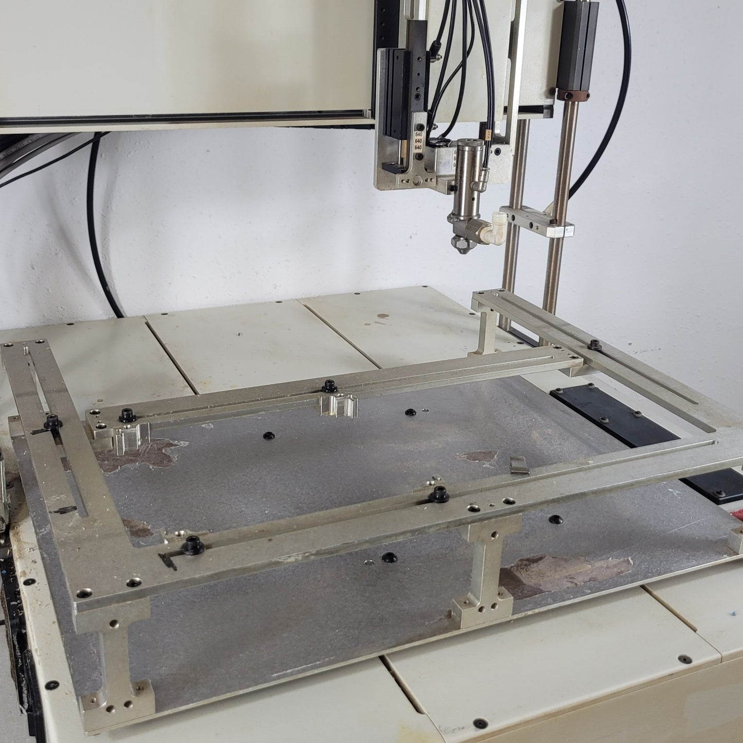 New Precision Technology CP16-4 Robotic Dispensing System w/ Binks Pressure Tank