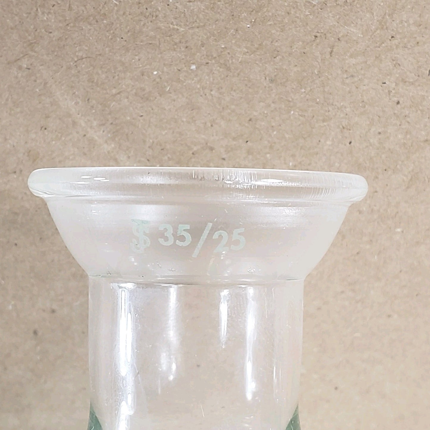 Chemglass CG-1508-12 2000mL Heavy Walled Round Bottom Flask Socket Joint 35/25