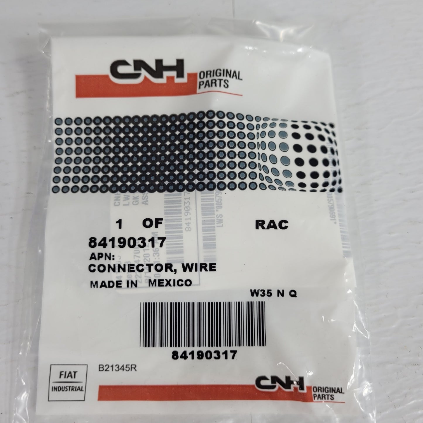 New Holland 84190317 Wire Connector Plug Housing 6-Way Case IH CNH OEM